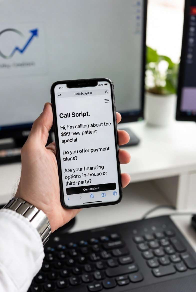 Title: Dentist With Payment Plans: How to Find One Nationwide and What to Ask Before You Book Meta title: Dentist With Payment Plans: How to Find One + Call Script (US) Meta description: Find a dentist with payment plans using the right search filters, a 60-second phone screen, and a pass/fail checklist. Avoid bait-and-switch pricing, deferred-interest traps, and “monthly payment” surprises. URL slug: /dentist-with-payment-plans/ Canonical: https://dentalcostadvisor.com/dentist-with-payment-plans/ Block A Finding a dentist with payment plans is not “find an office that says yes.” It’s finding an office with written terms that don’t change after you’ve already taken time off work, paid for an exam, and are emotionally committed. This is a national (US) locator playbook: where to search, what to scan for on the website, and the exact phone screen that prevents the most common failures—like “low monthly payment” offers that are really conditional promo financing, or quotes that shift once you’re in the chair. Scope note: This page is about finding offices and verifying terms. If you want plan mechanics first (in-house vs third-party vs promo credit), start here → Dental Payment Plans. Quick reality check If a plan says “no interest if paid in full within X months,” treat it as deferred interest until proven otherwise. The CFPB warns special promotional offers can surprise consumers if conditions aren’t met. (consumerfinance.gov ) Verify line: “Is this a true installment plan with a stated schedule, or promotional financing with deferred interest?” Step 0 — The point of no return (neutral but important) When pain becomes swelling, fever, or spreading infection, options narrow and urgency rises. That’s why your goal is often: stabilize first, finance second—so you don’t accept unclear terms under pressure. Operator authority line: Urgency drives bad financing decisions more than “bad offers” do. Step 1 — Search like an operator (so you don’t waste calls) Use these search phrases dentist with payment plans dentist payment plan in-house dental financing dental office payment plan financing options + your city/state 0% financing + your city (then verify if it’s conditional) Use these sources (ranked by speed) Google Maps → open the practice website + scan reviews for “financing/payment plan” mentions Practice websites → look for “Financing,” “Payment Options,” “Billing,” “Patient Info” Large group practices / DSOs → often have standardized financing pages and consistent staff scripts Dental schools / university clinics → may have structured payment policies and lower-cost options Community health centers / FQHCs → may offer sliding fee scales or lower-cost care depending on eligibility Local dental society listings (when available) → useful for finding legitimate practices, then you still verify terms What to avoid: directories that don’t show the plan type or any written terms. Step 2 — Website scan (30 seconds) Green flags a dedicated page titled Payment Plans, Financing Options, or Billing clear separation of in-house plans vs third-party financing language like “written treatment plan” or “itemized estimate” transparent wording like “promotional financing may require paying in full by X date” The ADA notes patient financing can be offered in-house or through third-party lenders—your job is to identify which one applies. (ada.org ) Yellow flags (verify) “low monthly payments” with no terms “no interest” without the exact condition “approval” language without plan identity Red flags no written terms available staff can’t explain what happens if you don’t pay in full by the deadline “we’ll tell you after the exam” for basic plan identity questions Operator authority line: If they can’t explain structure before the exam, it usually gets less clear after the exam—not more. Step 3 — The 60-second phone screen that prevents bait-and-switch (copy/paste) Most “bait-and-switch” isn’t a scam—it’s a workflow issue. The staff says “yes, we have payment plans,” but the plan offered later isn’t what you assumed. So you don’t ask: “Do you have payment plans?” You ask: what type, what triggers penalties, and what changes after the exam. 60-second call script You: “Hi—before I book, can I confirm: do you offer an in-house payment plan, or is financing through a third-party lender?” (ada.org ) You: “If it’s third-party, is it a fixed installment plan with a stated schedule, or is it promotional financing like ‘no interest if paid in full’?” (This is deferred interest—deadline + retroactive interest.) (consumerfinance.gov ) You: “Do you provide a written, itemized treatment plan before I accept financing?” You: “Does the plan typically cover imaging, sedation, lab fees, and follow-ups—or is that determined after the visit?” You: “Are there fees for using the plan, and what are the late rules?” If they can’t answer the first two questions, don’t assume the plan is safe—assume the plan is unclear. Step 4 — Procedure-specific prompts (so you don’t get vague answers) Offices may say “yes, we have plans,” but the real question is whether they apply to your category. If you’re calling about crowns “Do payment plans apply to crowns, and what’s typically billed separately (build-up, lab fees, follow-ups)?” “Will I see the full estimate before I sign financing?” If you’re calling about implants “Do plans apply to implants, and are imaging/surgical guides/temporaries included or separate?” “Can treatment be phased and financed by phase?” If you’re calling about emergencies “Is there an in-house plan for stabilization (exam + imaging + pain control)?” “If I need follow-up work, will I receive a written plan before financing?” Operator authority line: The right office answers in structure, not vibes. Step 5 — Office scorecard (book only if they score well) Use this to compare offices quickly. Office scorecard 0 1 2 Clarity vague partial clear Written terms offered no after exam only yes (before financing) Plan identity unclear mixed clearly in-house vs third-party Penalty trigger explained no vague clear (deadline + what happens) Quote inclusions explained no partial clear inclusions/exclusions Rule: book only when the office is consistently 1–2 across the board. Step 6 — What to do at the appointment so terms don’t “change” This is where people lose control. Do this instead: Ask for the written itemized treatment plan first. Ask what’s included vs common add-ons (imaging, sedation, lab fees, temps, follow-ups). If the scope is uncertain, request Phase 1 only and decide Phase 2 later. Do not sign financing until you see full scope and plan identity. If promo financing appears, restate the verify line and ask for the deadline rules in writing. Operator authority line: Financing is a contract decision, not an emotional coping tool. Step 7 — If they won’t give numbers over the phone That’s normal. But they should still be able to give structure. Ask for: whether payment plans exist for your procedure category whether the plan is in-house or third-party whether promotional financing with “paid in full” conditions is used whether you’ll receive a written estimate before consenting If they can’t explain structure, assume the terms will be confusing later. Step 8 — If your credit is constrained (avoid traps) When credit is tight, offices may steer you toward promotional financing because it’s easy to offer. Your job is to control risk. Safer questions: “Do you offer an in-house plan for a first phase of treatment?” “Can the treatment be phased to reduce the amount financed?” “Will I get a written itemized estimate before I consent?” The CFPB has highlighted that healthcare financing plans can create confusion and risk for consumers. (files.consumerfinance.gov ) Limitations and trade-offs Some offices won’t discuss terms until after the exam—so you may need multiple calls to find a practice that answers clearly. Promotional financing can work, but the CFPB warns these offers can become costly if conditions aren’t met. (consumerfinance.gov ) Third-party financing can be convenient but can reduce transparency for patients—another concern raised in CFPB research. (files.consumerfinance.gov ) Bottom line To find a dentist with payment plans, don’t chase “yes.” Chase clarity. Book only when you can answer: In-house or third-party? (ada.org ) Installment schedule or promotional financing? (This is deferred interest—deadline + retroactive interest.) (consumerfinance.gov ) What changes after the exam? What’s included? If you want the safest path, review non-credit ways to pay first → Dental Payment Options. FAQs How do I find a dentist with payment plans Search for practices that publish a payment plans/financing page, then call to confirm whether the plan is in-house or through a third-party lender and whether it’s installment or promotional financing. (ada.org ) Are dental payment plans always in-house No. The ADA notes financing can be offered by the dental practice or through a third-party lender. (ada.org ) What questions should I ask before booking Ask who you pay, plan type, whether “no interest” is conditional, what happens if not paid in full by the deadline, and whether you will get a written itemized estimate. (consumerfinance.gov ) What’s the biggest red flag Vague answers about whether it’s promotional financing and what happens if the balance isn’t paid in full by the deadline. The CFPB warns these offers can surprise consumers with large interest charges. (consumerfinance.gov ) Block B Internal linking plan (KFCSC-safe) Link up / hierarchy Dental Payment Options (non-credit first hub) Link sideways / supporting hubs Dental Payment Plans (mechanics + verify checklist) Dental Financing Options (credit-only menu + decision rules) Link down (spokes) Deferred Interest Dental Financing (risk decoder) CareCredit for Dental (brand-fenced guide) Cherry Dental Financing (brand-fenced guide) How to Read a Dental Treatment Plan (itemization literacy) How to Negotiate Dental Costs (scripts + phased treatment) Reciprocal targets From Dental Payment Plans → link back here as “locator guide + call script” From Dental Payment Options → link back here as “find offices that offer plans + what to ask” From brand pages → link back here as “how to find providers + verify terms” VA-ready image notes (originals recommended) Phone Screen Script Card Script + verify line + mini “red flags” list Alt text: Call script to find a dentist with payment plans and verify financing terms Pass/Fail Booking Scorecard Clarity/Written terms/Plan identity/Penalty trigger/Quote inclusions Alt text: Scorecard to confirm a dentist payment plan and avoid promotional financing surprises Procedure Prompt Mini-Card Crowns vs implants vs emergencies prompts Alt text: Questions to ask a dentist about payment plans for crowns, implants, or emergency visits Lean JSON-LD (Article + FAQ only) { "@context": "https://schema.org", "@type": "FAQPage", "mainEntity": [ { "@type": "Question", "name": "How do I find a dentist with payment plans", "acceptedAnswer": { "@type": "Answer", "text": "Search for practices that publish a payment plans or financing options page, then call to confirm whether the plan is in-house or third-party and whether it is an installment schedule or promotional financing with conditions." } }, { "@type": "Question", "name": "Are dental payment plans always in-house", "acceptedAnswer": { "@type": "Answer", "text": "No. A dental practice may offer an in-house plan or use a third-party lender for financing." } }, { "@type": "Question", "name": "What questions should I ask before booking", "acceptedAnswer": { "@type": "Answer", "text": "Ask who you pay, what type of plan it is, whether any promotional financing requires paying in full by a deadline, what the penalty trigger is, and whether you will receive a written itemized estimate." } }, { "@type": "Question", "name": "What’s the biggest red flag", "acceptedAnswer": { "@type": "Answer", "text": "Vague answers about whether the plan is promotional financing and what happens if the balance is not paid in full by the deadline." } } ] } Dentist With Payment Plans: How to Find One Nationwide and What to Ask Before You Book Meta title: Dentist With Payment Plans: How to Find One + Call Script (US) Meta description: Find a dentist with payment plans using the right search filters, a 60-second phone screen, and a pass/fail checklist. Avoid bait-and-switch pricing, deferred-interest traps, and “monthly payment” surprises. URL slug: /dentist-with-payment-plans/ Canonical: https://dentalcostadvisor.com/dentist-with-payment-plans/ Block A Finding a dentist with payment plans is not “find an office that says yes.” It’s finding an office with written terms that don’t change after you’ve already taken time off work, paid for an exam, and are emotionally committed. This is a national (US) locator playbook: where to search, what to scan for on the website, and the exact phone screen that prevents the most common failures—like “low monthly payment” offers that are really conditional promo financing, or quotes that shift once you’re in the chair. Scope note: This page is about finding offices and verifying terms. If you want plan mechanics first (in-house vs third-party vs promo credit), start here → https://dentalcostadvisor.com/dental-payment-plans/ Quick reality check If a plan says “no interest if paid in full within X months,” treat it as deferred interest until proven otherwise. The CFPB warns special promotional offers can surprise consumers if conditions aren’t met. (consumerfinance.gov) Verify line: “Is this a true installment plan with a stated schedule, or promotional financing with deferred interest?” Step 0 — The point of no return (neutral but important) When pain becomes swelling, fever, or spreading infection, options narrow and urgency rises. That’s why your goal is often: stabilize first, finance second—so you don’t accept unclear terms under pressure. Operator authority line: Urgency drives bad financing decisions more than “bad offers” do. Step 1 — Search like an operator (so you don’t waste calls) Use these search phrases dentist with payment plans dentist payment plan in-house dental financing dental office payment plan financing options + your city/state 0% financing + your city (then verify if it’s conditional) Use these sources (ranked by speed) Google Maps → open the practice website + scan reviews for “financing/payment plan” mentions Practice websites → look for “Financing,” “Payment Options,” “Billing,” “Patient Info” Large group practices / DSOs → often have standardized financing pages Dental schools / university clinics → may have structured payment policies Community health centers / FQHCs → may offer sliding fee scales Local dental society listings → useful for finding legitimate practices What to avoid: directories that don’t show the plan type or any written terms. Step 2 — Website scan (30 seconds) Green flags A dedicated page titled Payment Plans, Financing Options, or Billing Clear separation of in-house plans vs third-party financing Language like “written treatment plan” or “itemized estimate” Transparent wording like “promotional financing may require paying in full by X date” The ADA notes patient financing can be offered in-house or through third-party lenders. (ada.org) Yellow flags (verify) “Low monthly payments” with no terms “No interest” without the exact condition “Approval” language without plan identity Red flags No written terms available Staff can’t explain what happens if you don’t pay in full by the deadline “We’ll tell you after the exam” for basic plan identity questions Operator authority line: If they can’t explain structure before the exam, it usually gets less clear after the exam—not more. Step 3 — The 60-second phone screen that prevents bait-and-switch 60-second call script “Before I book, do you offer an in-house payment plan, or is financing through a third-party lender?” “If it’s third-party, is it a fixed installment plan or promotional financing like ‘no interest if paid in full’?” “Do you provide a written, itemized treatment plan before I accept financing?” “Does the plan typically cover imaging, sedation, lab fees, and follow-ups?” “Are there fees for using the plan, and what are the late rules?” If they can’t answer the first two questions, assume the plan is unclear. Step 4 — Procedure-specific prompts Crowns “Do payment plans apply to crowns, and what’s billed separately?” “Will I see the full estimate before I sign financing?” Implants “Do plans apply to implants, and are imaging/surgical guides included?” “Can treatment be phased and financed by phase?” Emergencies “Is there an in-house plan for stabilization?” “Will I receive a written plan before financing?” Operator authority line: The right office answers in structure, not vibes. Step 5 — Office scorecard (book only if they score well) Clarity • Written terms • Plan identity • Penalty trigger • Quote inclusions Rule: Book only when the office scores consistently well. Step 6 — What to do at the appointment so terms don’t change Ask for the written itemized treatment plan first Confirm what’s included vs add-ons Request Phase 1 only if scope is uncertain Do not sign financing before full scope is clear Operator authority line: Financing is a contract decision, not an emotional coping tool. Bottom line To find a dentist with payment plans, don’t chase “yes.” Chase clarity. If you want the safest path, review non-credit ways to pay first → https://dentalcostadvisor.com/dental-payment-options/ FAQs How do I find a dentist with payment plans Search for practices that publish a payment plans or financing page, then call to confirm plan type and terms. Are dental payment plans always in-house No. A dental practice may offer an in-house plan or use a third-party lender. What questions should I ask before booking Ask who you pay, plan type, penalty triggers, and whether you’ll receive a written itemized estimate. What’s the biggest red flag Vague answers about whether financing is promotional and what happens if you don’t pay in full by the deadline. VA‑Ready Image Alt Text Image 1 – Phone Screen Script Card Alt text: Call script to find a dentist with payment plans and verify in-house versus third-party financing terms. Image 2 – Pass/Fail Booking Scorecard Alt text: Scorecard to evaluate dentist payment plans based on clarity, written terms, plan type, and penalty triggers. Image 3 – Procedure Prompt Mini-Card Alt text: Questions to ask a dentist about payment plans for crowns, implants, and emergency dental visits.
