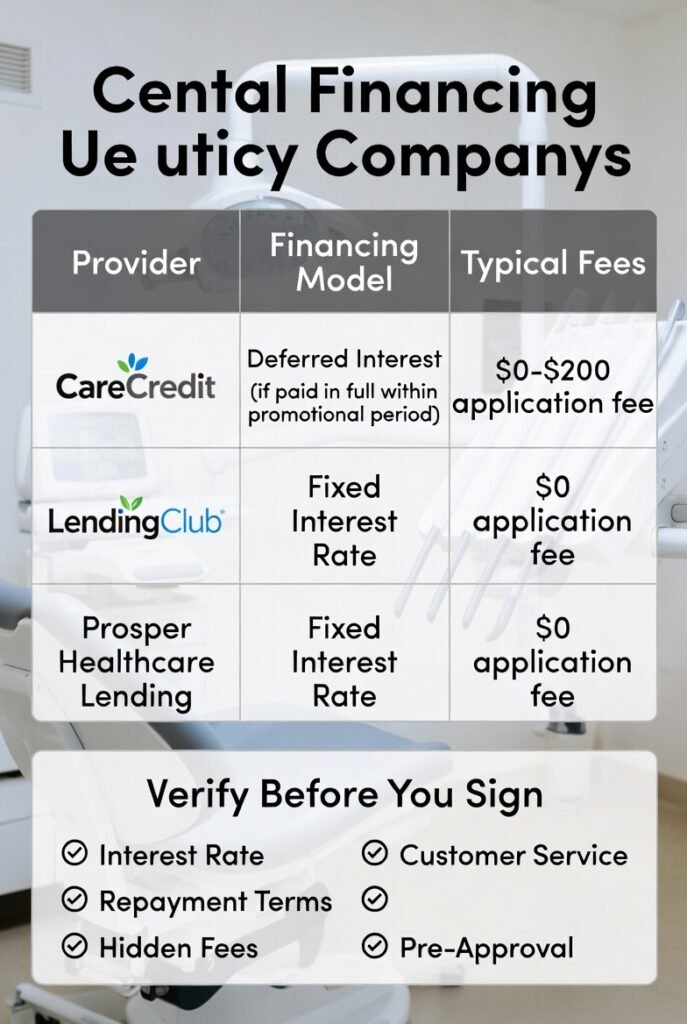 Dental financing companies verify-before-signing checklist APR term fees deferred interest deadline
